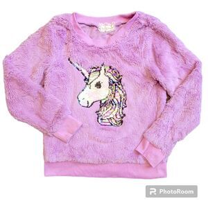 Btween flip sequin Unicorn sweater